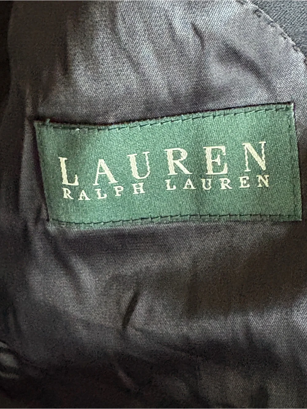 Lauren Ralph Lauren Men’s 40R Black 100% Wool Blazer Suit Jacket Coat